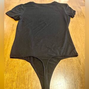Streetwear Society Black Short Sleeve Bodysuit